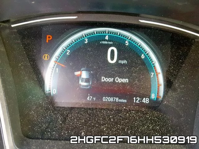 2HGFC2F76HH530919 фото 9