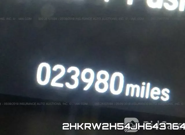 2HKRW2H54JH643764 фото 8
