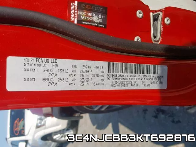 3C4NJCBB3KT692876 фото 2