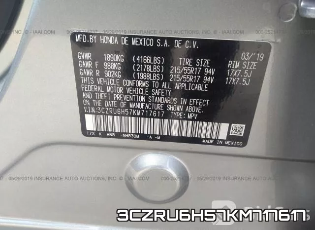 3CZRU6H57KM717617 фото 10