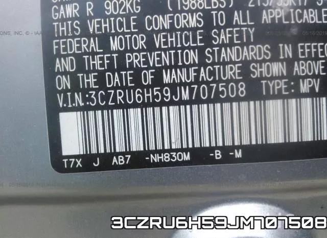 3CZRU6H59JM707508 фото 9