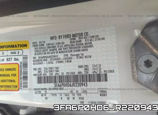 3FA6P0HD6JR220943 фото 10