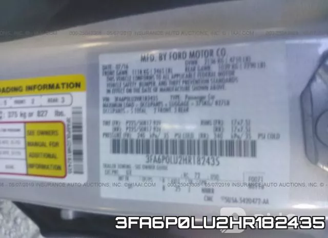 3FA6P0LU2HR182435 фото 10