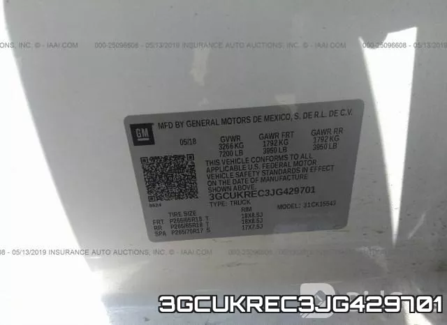 3GCUKREC3JG429701 фото 10