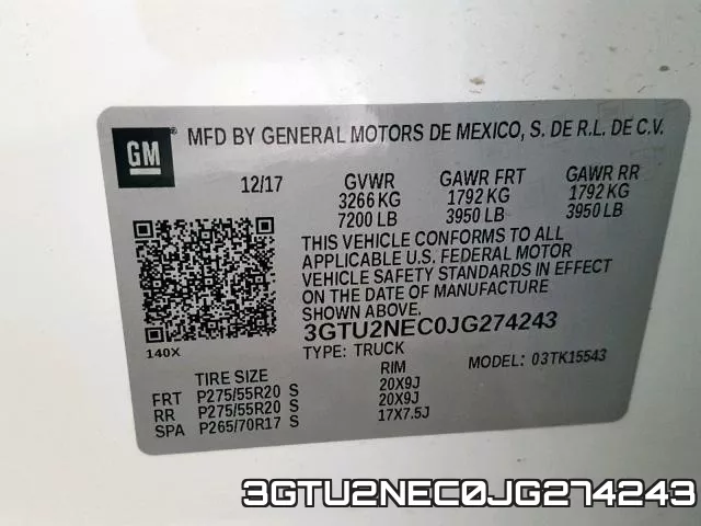 3GTU2NEC0JG274243 фото 2