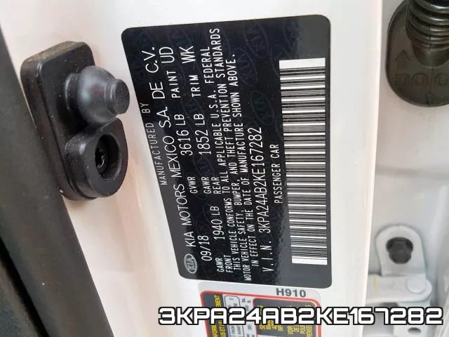 3KPA24AB2KE167282 фото 2