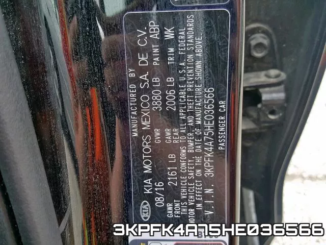 3KPFK4A75HE036566 фото 2