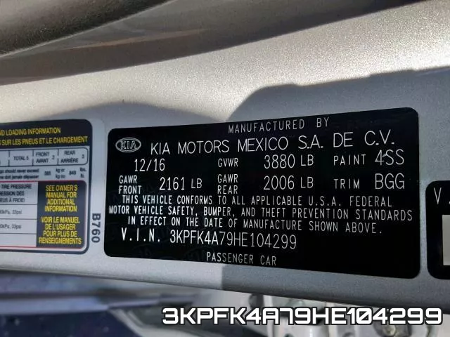 3KPFK4A79HE104299 фото 2
