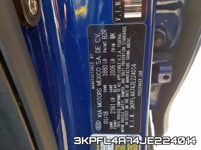 3KPFL4A74JE224014 фото 2