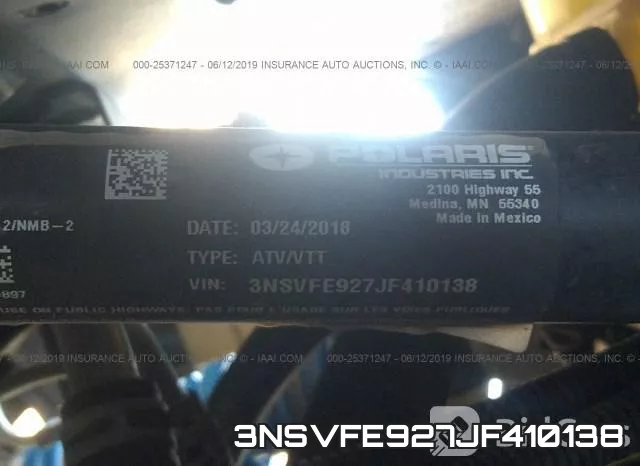 3NSVFE927JF410138 фото 2