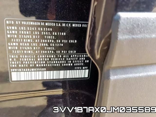 3VV1B7AX0JM035589 фото 2