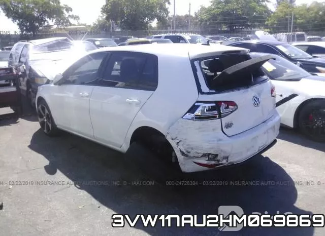 3VW117AU2HM069869 фото 4