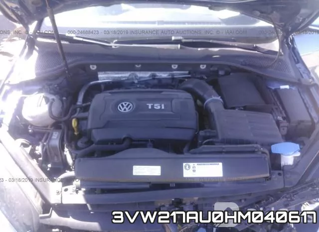 3VW217AU0HM040617 фото 2