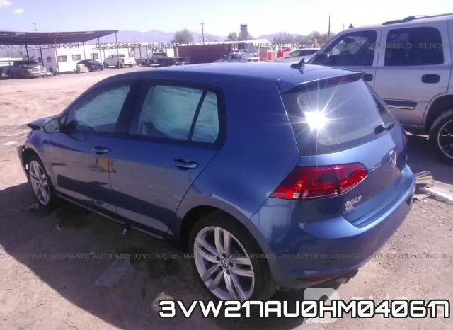 3VW217AU0HM040617 фото 4