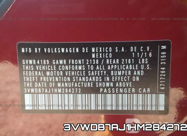3VWDB7AJ1HM284272 фото 10