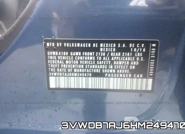 3VWDB7AJ6HM249470 фото 10