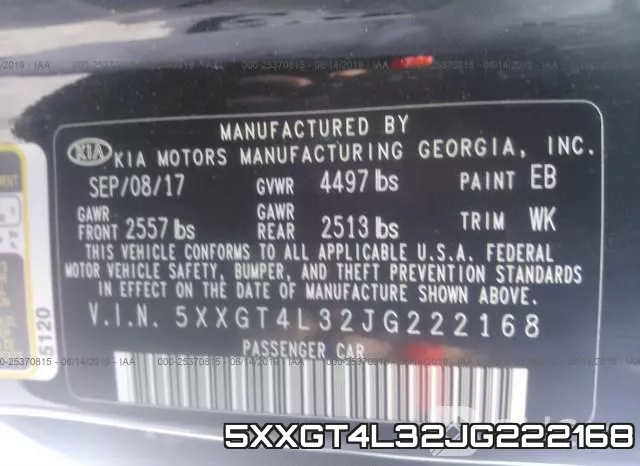 5XXGT4L32JG222168 фото 10