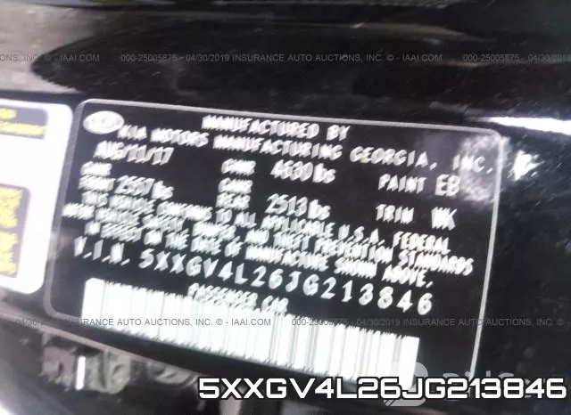 5XXGV4L26JG213846 фото 10