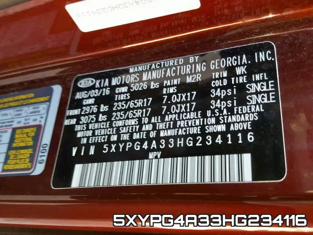 5XYPG4A33HG234116 фото 2