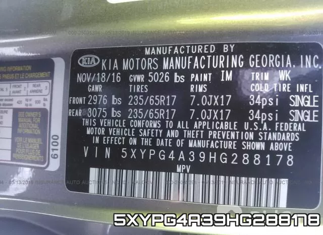 5XYPG4A39HG288178 фото 10