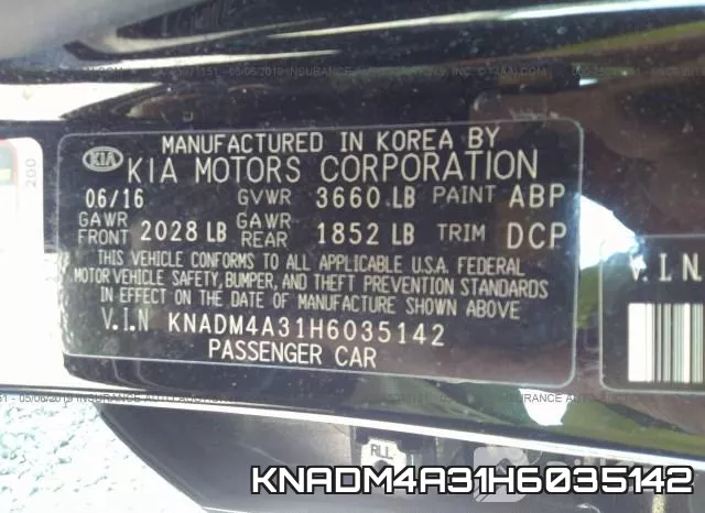 KNADM4A31H6035142 фото 10
