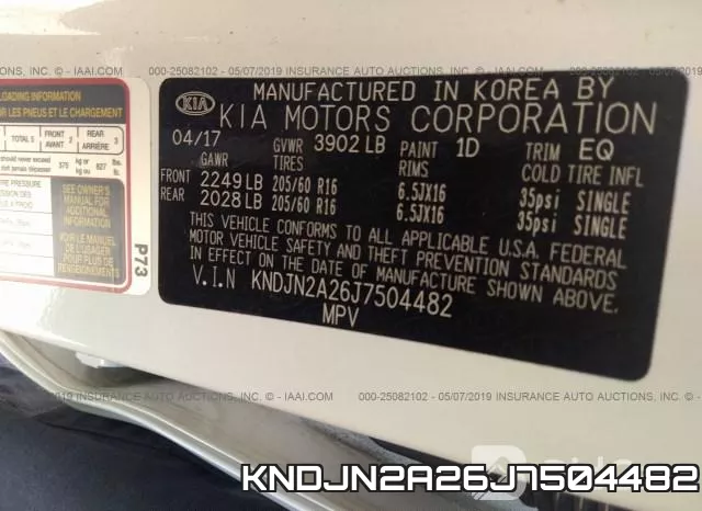 KNDJN2A26J7504482 фото 10