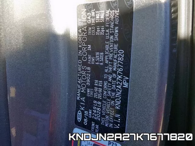 KNDJN2A27K7677820 фото 2
