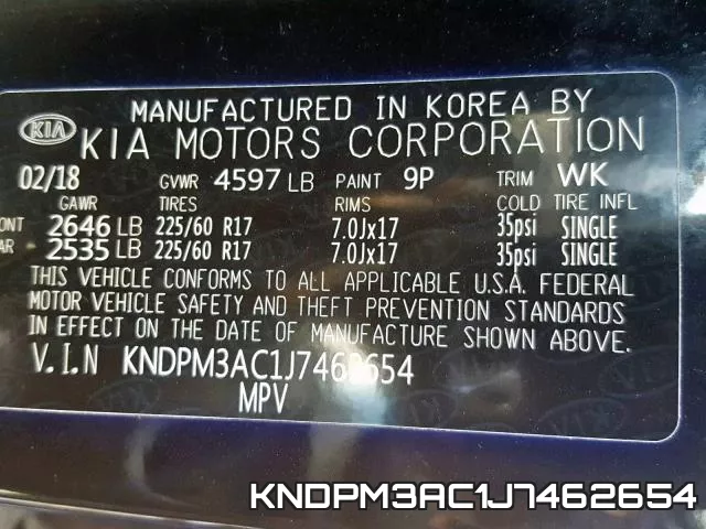 KNDPM3AC1J7462654 фото 2