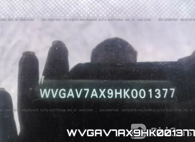 WVGAV7AX9HK001377 фото 10