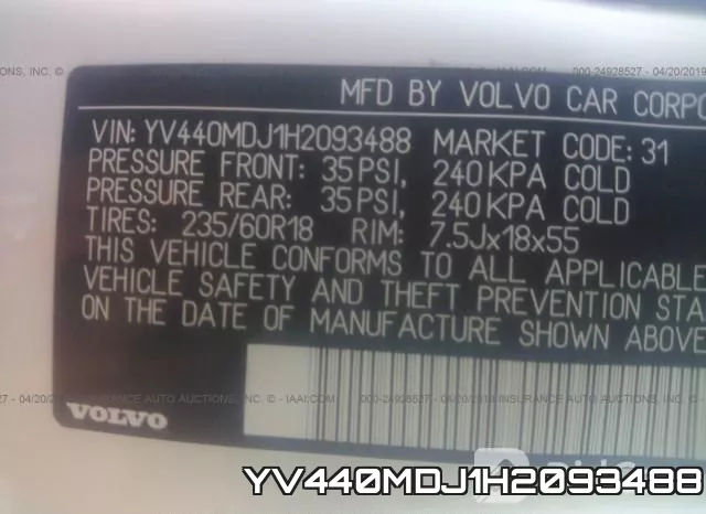 YV440MDJ1H2093488 фото 10