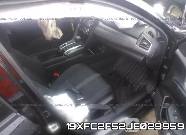 19XFC2F52JE029959 фото 6