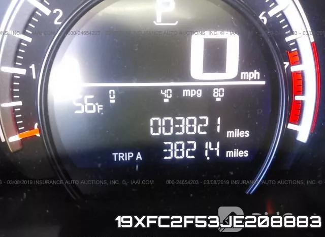 19XFC2F53JE208883 фото 8