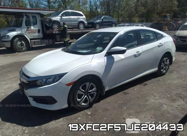 19XFC2F57JE204433 фото 3