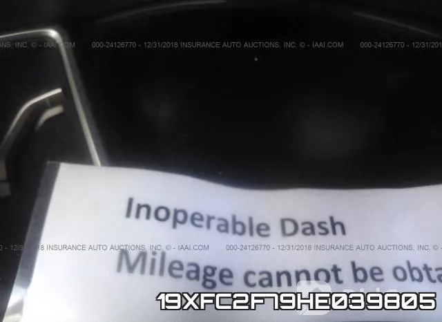 19XFC2F79HE039805 фото 8