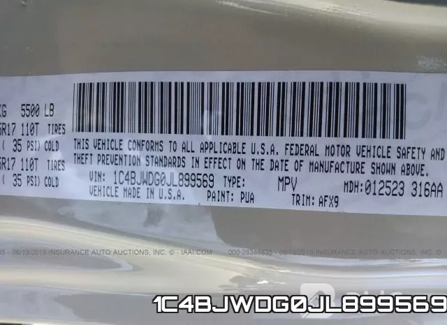 1C4BJWDG0JL899569 фото 10