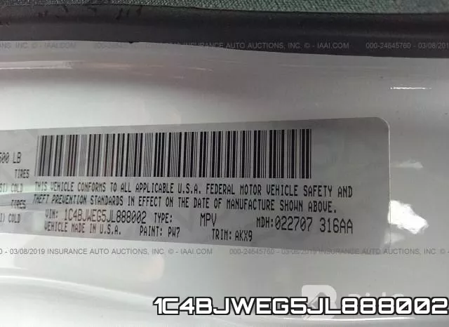 1C4BJWEG5JL888002 фото 10