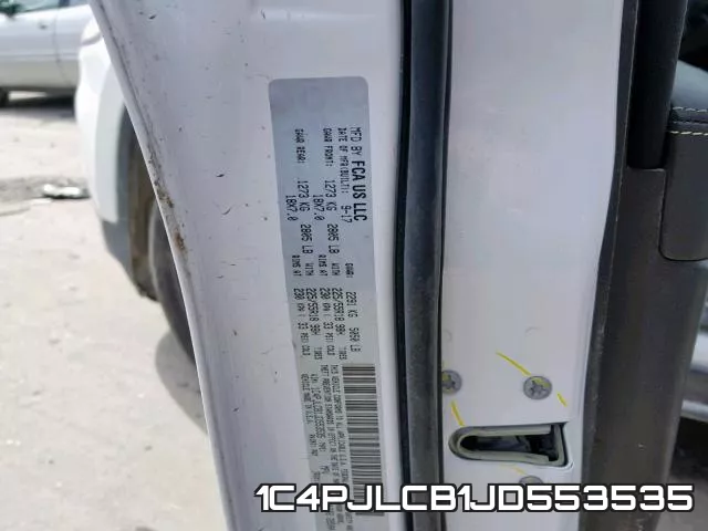 1C4PJLCB1JD553535 фото 2