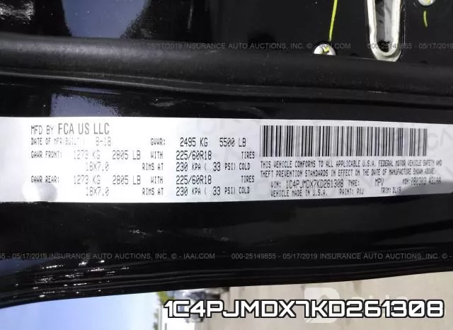 1C4PJMDX7KD261308 фото 10