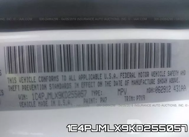 1C4PJMLX9KD255057 фото 10