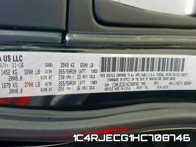 1C4RJECG1HC708746 фото 2