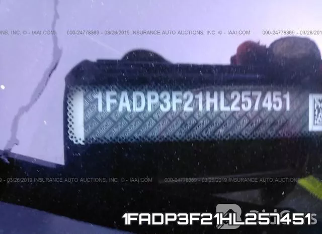 1FADP3F21HL257451 фото 10