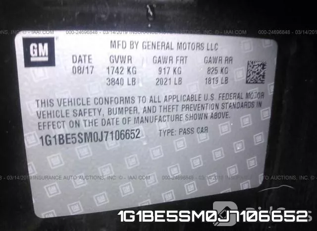 1G1BE5SM0J7106652 фото 10