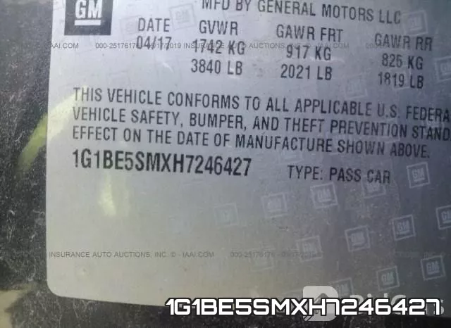1G1BE5SMXH7246427 фото 10