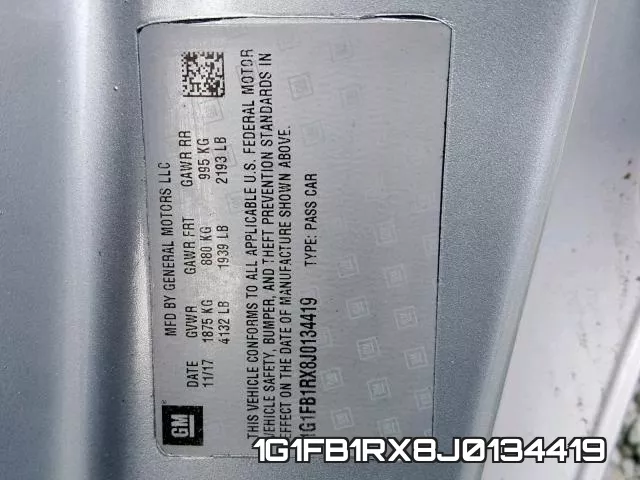 1G1FB1RX8J0134419 фото 2