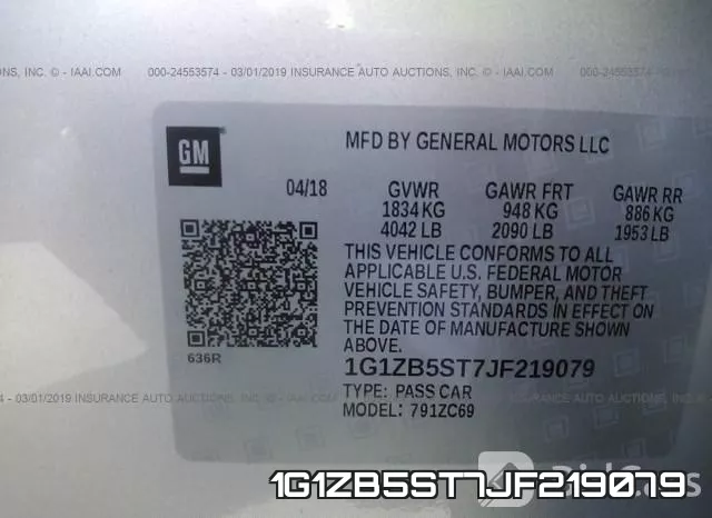 1G1ZB5ST7JF219079 фото 10