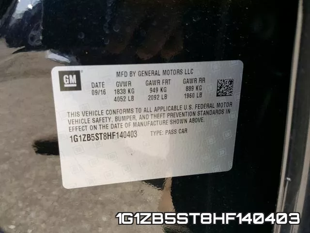 1G1ZB5ST8HF140403 фото 2