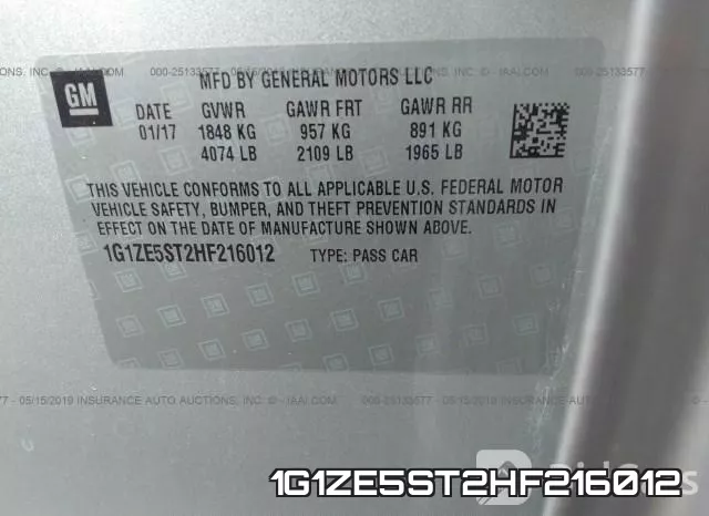 1G1ZE5ST2HF216012 фото 10