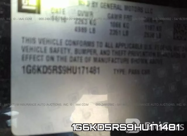 1G6KD5RS9HU171481 фото 10