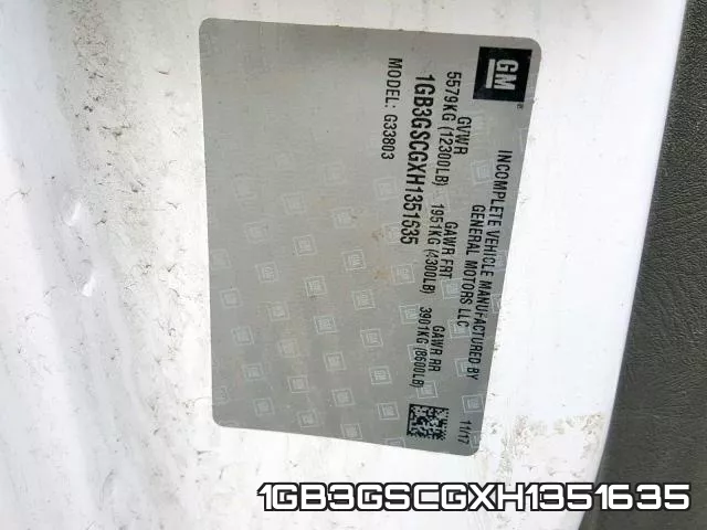 1GB3GSCGXH1351635 фото 2