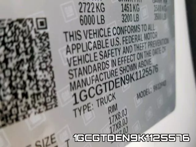 1GCGTDEN9K1125576 фото 2